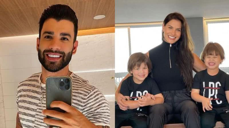 Gusttavo Lima e Andressa Suita fazem festa para filho - Arquivo Pessoal