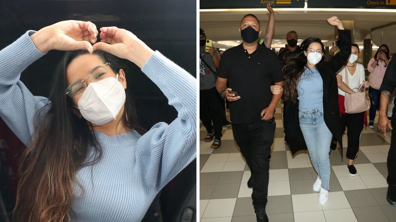 Simpatia! Um mês após o BBB21, Juliette Freire causa alvoroço ao ser reconhecida em aeroporto - AgNews