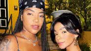 No Caribe, Ludmilla e Brunna Gonçalves dividem jantar romântico, mas divertem a web com comentário: "Falsiane" - Reprodução/Instagram