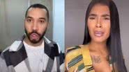 Ex-BBBs Gilberto Nogueira e Pocah divertem a web ao recriarem briga memorável: "O que é basculho?" - Reprodução/TikTok