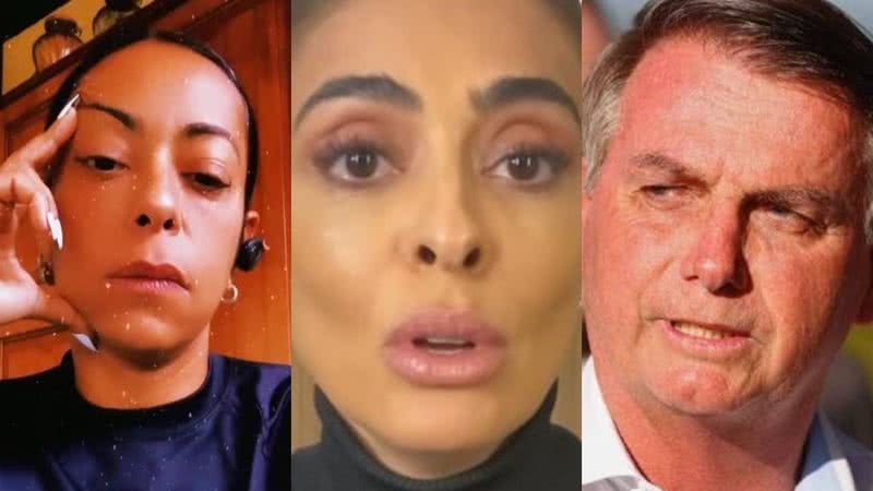 Eita! Sem esquecer polêmica, Samantha Schmütz apoia meme de Juliana Paes "transformada" em Jair Bolsonaro - Reprodução/Instagram