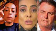 Eita! Sem esquecer polêmica, Samantha Schmütz apoia meme de Juliana Paes "transformada" em Jair Bolsonaro - Reprodução/Instagram