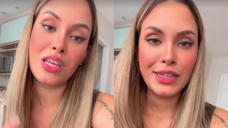 Após cirurgias plásticas, ex-BBB Sarah Andrade desabafa e relata tristeza no pós-operatório: "Estou toda roxa" - Reprodução/Instagram