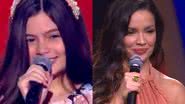 Laís Menezes foi comparada a Juliette no 'The Voice Kids' - Reprodução/TV Globo e Reprodução/Globoplay