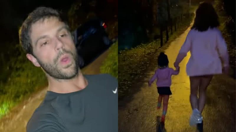 Com apenas 2 anos, Zoe corre em treino noturno com Sabrina Sato e Duda Nagle: "Sempre unidos" - Reprodução/Instagram