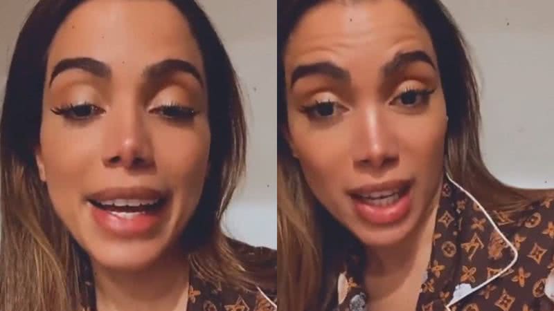 Anitta se revoltou com uma seguidora nas redes sociais e detonou sem dó - Reprodução/Instagram