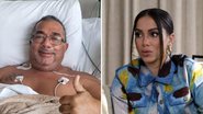 Pai de Anitta revela diagnóstico após cirurgia às pressas: "Câncer no pulmão e AVC" - Reprodução/TV Globo