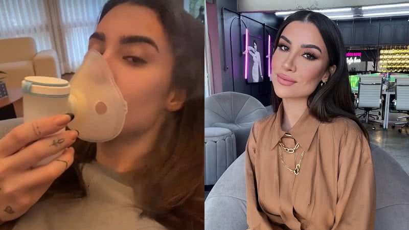 Ex-BBB Bianca Andrade assusta fãs ao surgir com inalador respiratório - Instagram