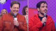 Faustão provoca o filho e leva invertida inesperada ao vivo: "Vou ficar chorando?" - Reprodução/Band