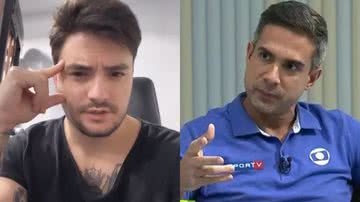 Felipe Neto detonou um narrador da Globo nas redes sociais ao assistir uma partida de futebol - Reprodução/Instagram