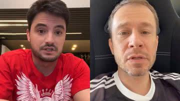 Felipe Neto se posicionou novamente sobre sua treta com Tiago Leifert nas redes sociais - Reprodução/Instagram