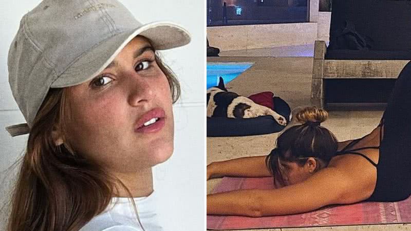 Filha de Flávia Alessandra joga o bumbum para cima em yoga e fãs babam: "Icônica" - Reprodução/Instagram