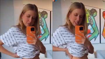 Aos quatro meses, Gabriela Prioli mostra barriguinha pela primeira vez: "Ela veio" - Reprodução/Instagram