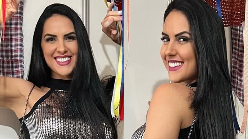 Graciele Lacerda mostra frente e verso discordantes em look coladinho - Reprodução/Instagram