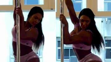 Gracyanne Barbosa arrasa em performance no pole dance e exibe corpão: "Que mulher" - Reprodução/Instagram