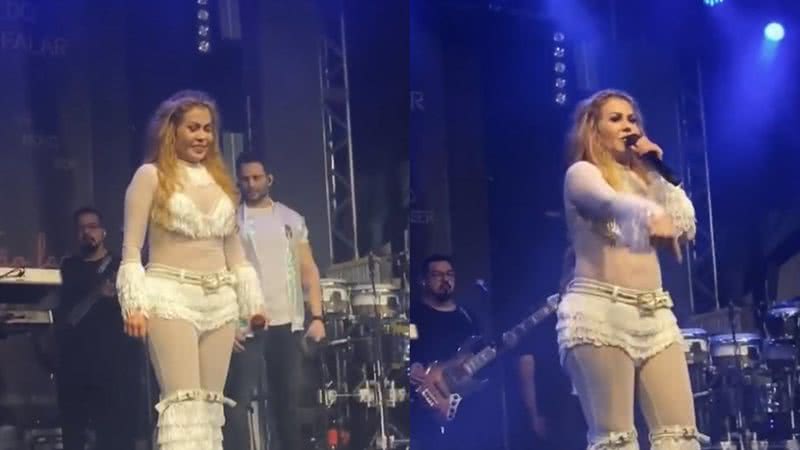 Mesmo com o rosto inchado, Joelma faz show especial no Rio: “Com ou sem sequela” - Reprodução / Instagram