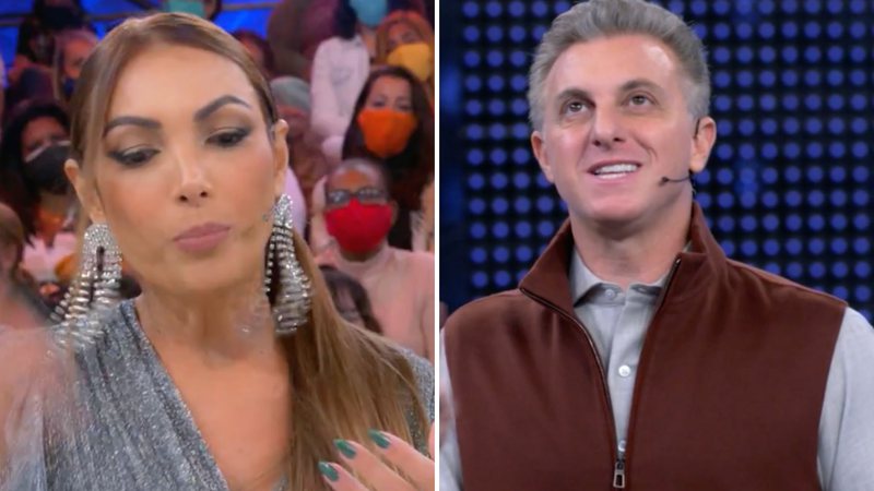 Luciano Huck constrange Patrícia Poeta ao revelar segredo ao vivo: "Ela tem pavor" - Reprodução/TV Globo