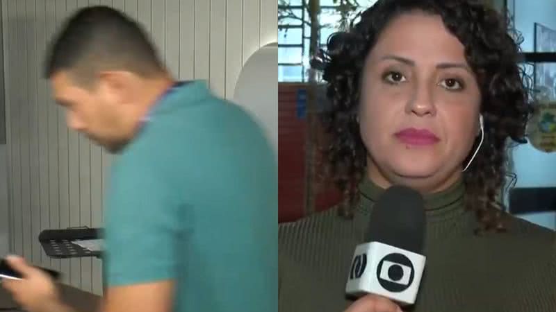 Noticiário de afiliada da Globo é interrompido após caos ao vivo e risos de repórter - Reprodução/TV Anhanguera