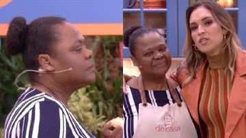 Silene, vendedora de cocadas que esteve no 'É De Casa' do último sábado (11), se pronunciou sobre o episódio de racismo de Talitha Morete - Reprodução/TV Globo