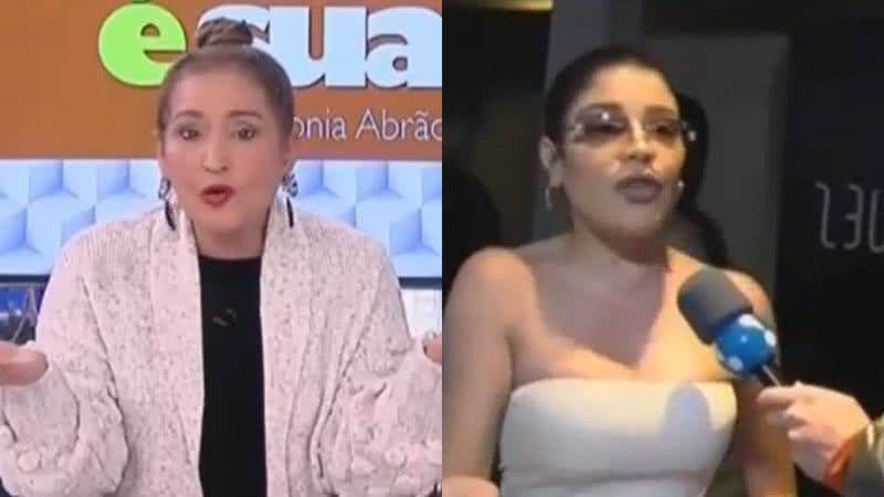 Sonia Abrão rebateu GKay ao vivo durante o 'A Tarde É Sua' após a entrevista dada pela humorista ao repórter Bruno Tálamo - Reprodução/RedeTV!