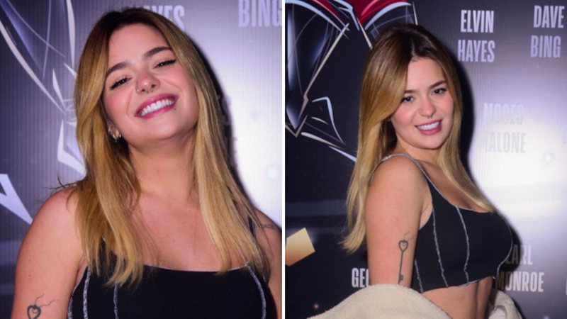 Ousada, ex-BBB Viih Tube tira o casaco em evento e mostra barriga lipada - AgNews