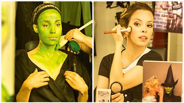 Os bastidores do musical Wicked - Fotos:Adilson Felix