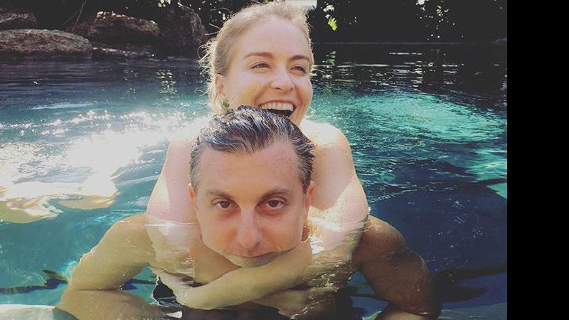 Luciano Huck postou uma foto fofa ao lado de Angélica - Reprodução Instagram