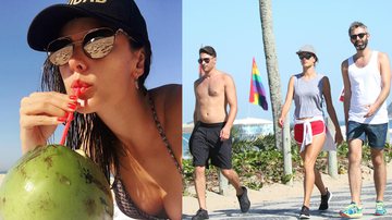 Alessandra Ambrosio aproveita folga nas Olimpíadas - Fotos: Agnews e Reprodução de Instagram