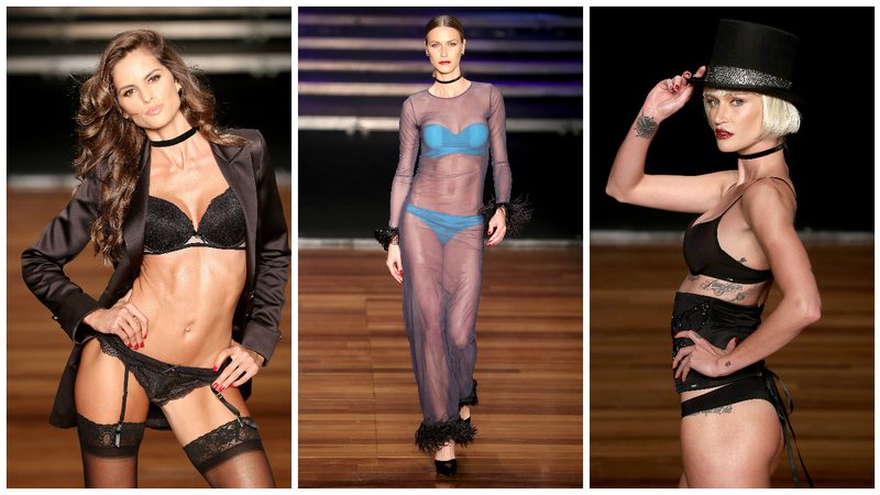 Izabel Goulart, Renata Kuerten e Vivi Orth participam de desfile - Marcia Fasoli