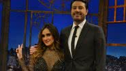 No Brasil, Dulce Maria participa do programa 'The Noite', com Danilo Gentili - Araujo /Azzi Agency