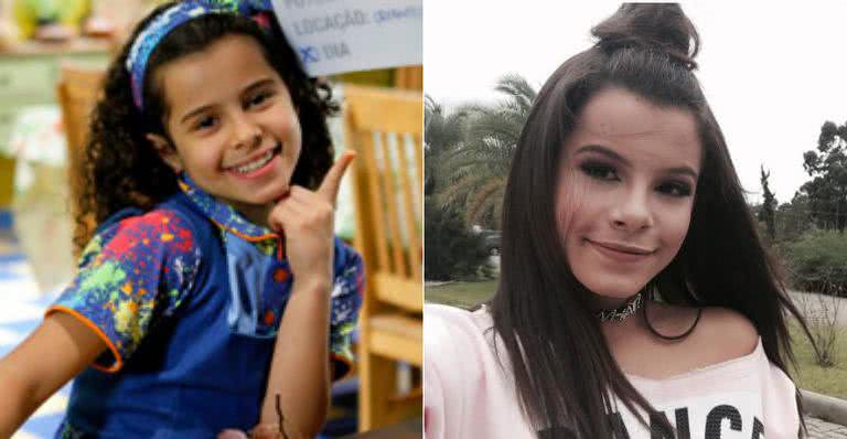 Ela cresceu! Gabriella Saraivah, de 'Chiquititas', se lança em carreira musical - Divulgação SBT/Reprodução Instagram