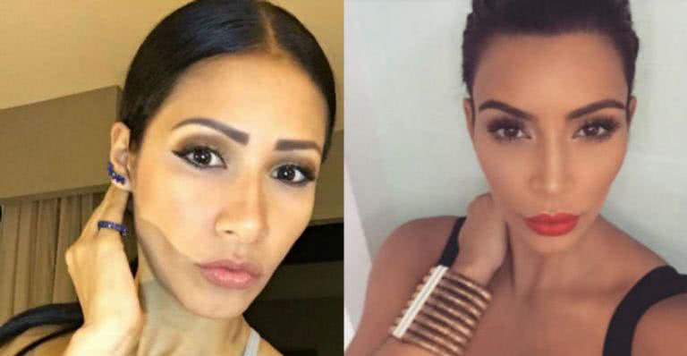 Simaria X Kim Kardashian - Reprodução Instagram