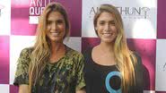 Bia e Branca Feres durante evento de beleza em São Paulo - Divulgação