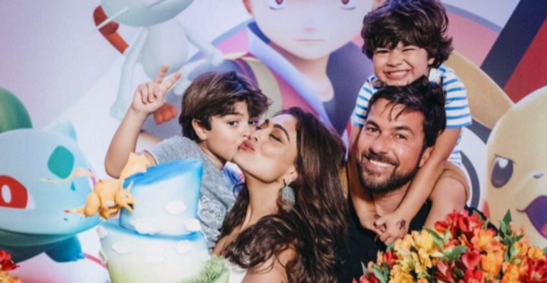 Festa de aniversário de Antonio, filho caçula da atriz Juliana Paes - Renata Xavier/Reprodução Instagram