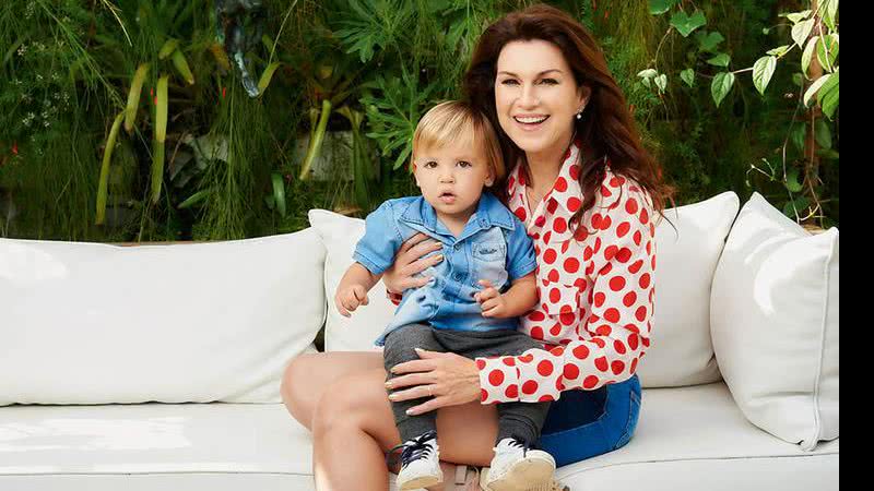 Adriana Garambone e o filho, Gael - Cadu Pilotto