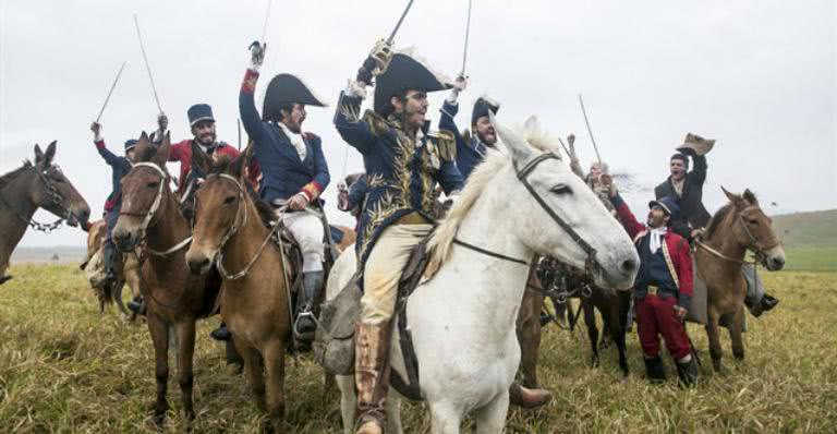 Gravação da Independência do Brasil - Globo/Rafael Campos