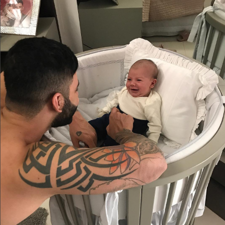 Gusttavo Lima e o filho - Reprodução/Instagram