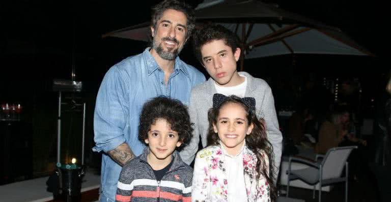 Marcos Mion leva o filho Romeo ao show do Jota Quest e se emociona - Thiago Duran/AgNews