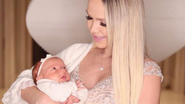 Eliana mostra a filha, Manuela, sorrindo - Manuela Scarpa/Brazilnews