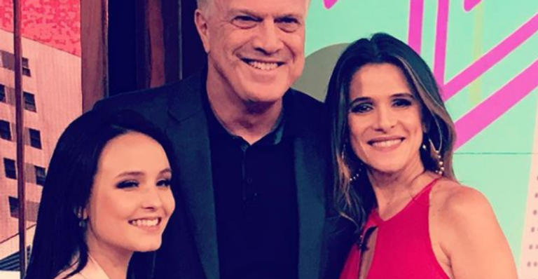 Larissa Manoela e Ingrid Guimarães participam do programa 'Conversa com Bial' - Reprodução Instagram