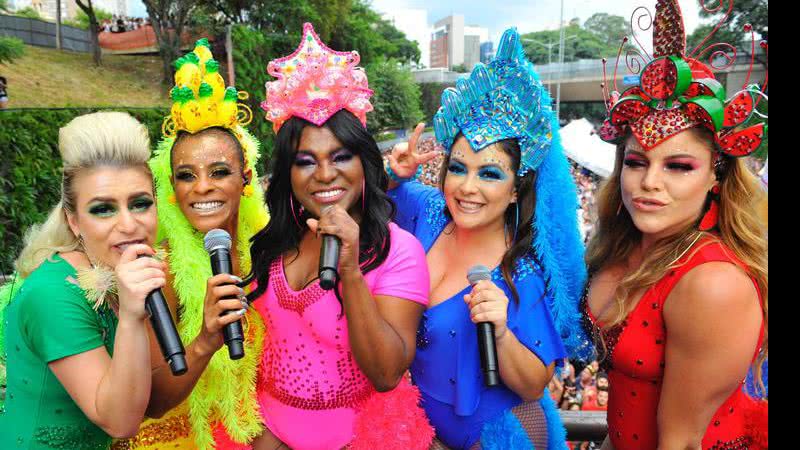 Rouge fecha avenida de São Paulo com seu bloco de Carnaval - Fotos: Samuel Chaves/Brazil News