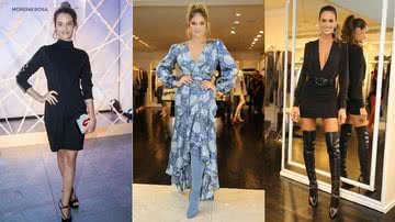 Izabel Goulart e outras famosas abusam do preto nos looks para eventos em São Paulo - Fotos: Brazilnews