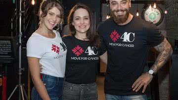 Isabela Santoni, Felipe Titto e Gabriela Duarte participam do Move4Cancer - Foto: Divulgação