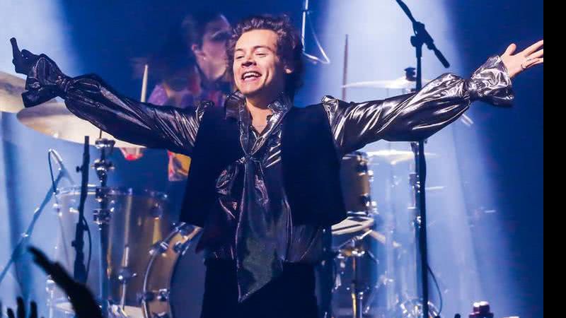 Harry Styles mistura pop e rock em show energético em SP - Manuela Scarpa/Brazil News