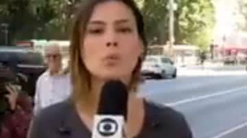 Homem faz gesto obsceno ao vivo no 'SPTV' - Reprodução