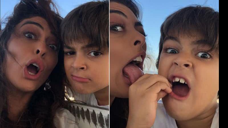 Juliana Paes e Pedro - Reprodução / Instagram