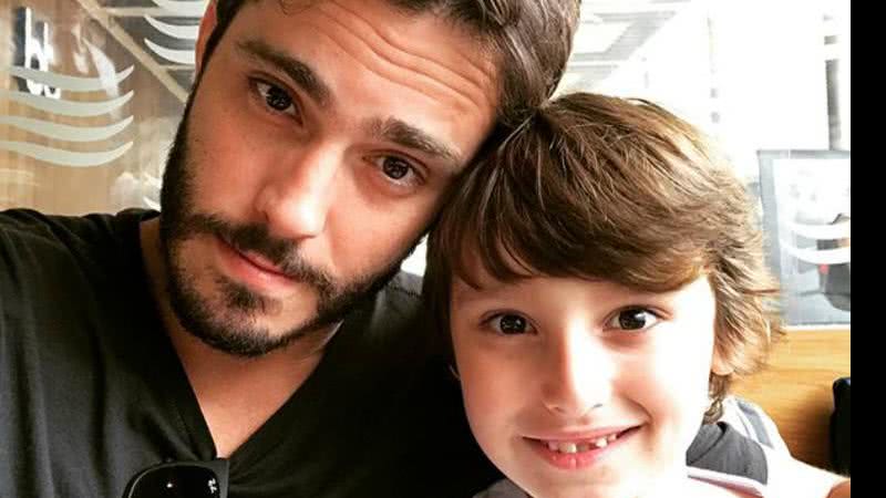 Thiago Rodrigues e o filho Gabriel - Reprodução/Instagram