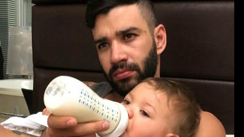 Gusttavo Lima e o filho Gabriel - Reprodução/Instagram