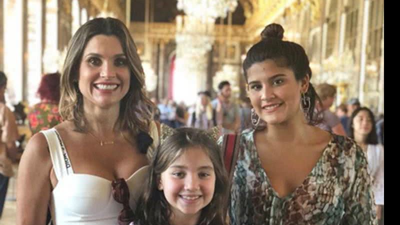 Flávia Alessandra, Olivia e Giulia Costa - Reprodução/Instagram