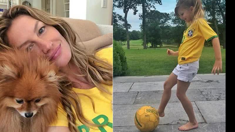 Gisele Bündchen e Vivian - Reprodução/Instagram